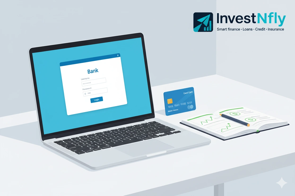 FNBHebb Online Banking featured image with InvestNfly logo and finance theme
