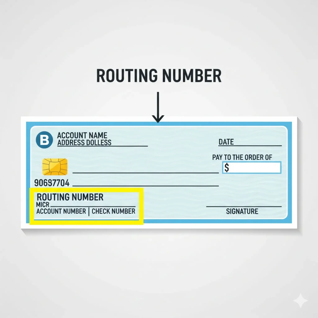 Merrimack Valley Credit Union routing number explained with check example