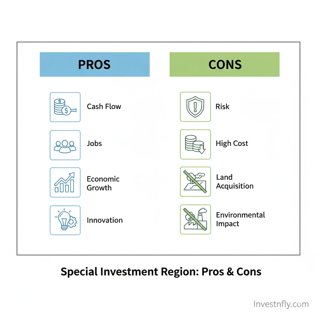 Special Investment Region pros and cons chart