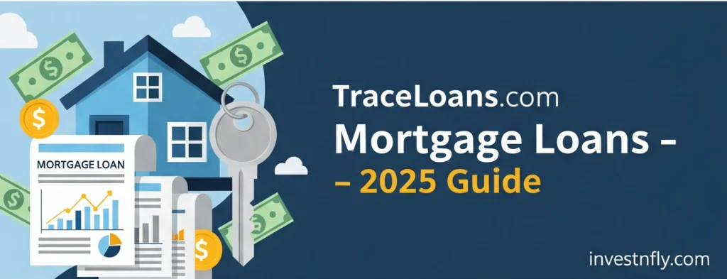 House keys, mortgage documents, and money representing TraceLoans.com mortgage loans 2025